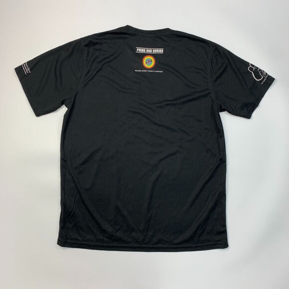 Phoenix Pride Run Series 2020 T Shirt Mens XXL 2XL Black Sweat Wicking Running - Picture 9 of 13